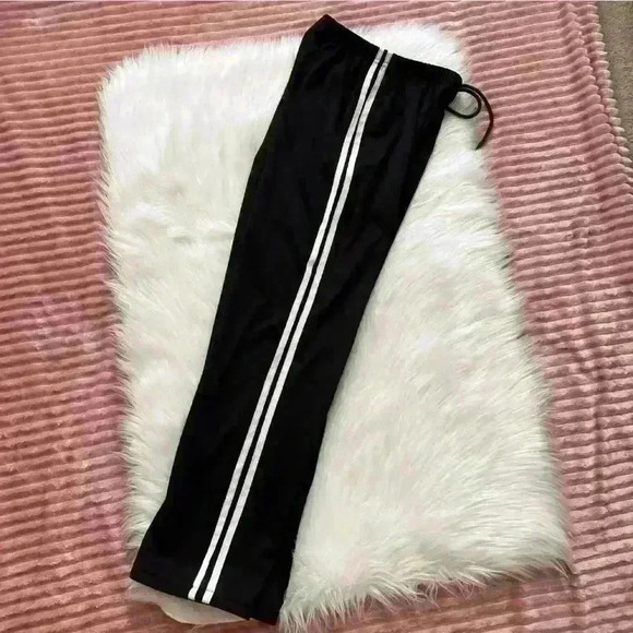 Conspiracy 2 Y2K Track Pants Black White Stripe Small - Picture 2 of 7